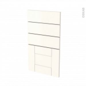 Facades De Cuisine 4 Tiroirs N53 Filipen Ivoire L40 X H70 Cm