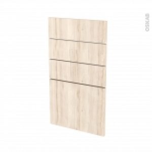 Facades De Cuisine 4 Tiroirs N53 Ikoro Chene Clair L40 X H70 Cm