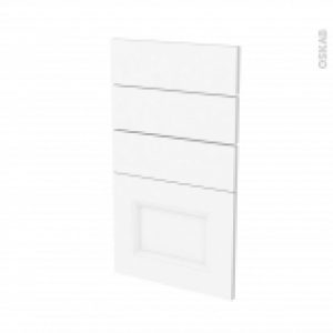 Facades De Cuisine 4 Tiroirs N53 Static Blanc L40 X H70 Cm