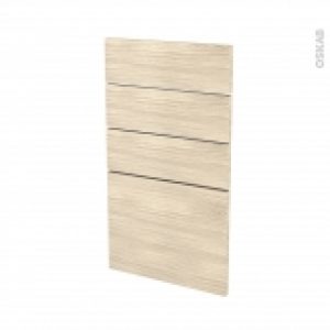 Facades De Cuisine 4 Tiroirs N53 Stilo Noyer Blanchi L40 X H70 Cm