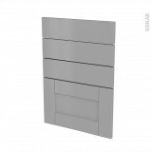 Facades De Cuisine 4 Tiroirs N55 Filipen Gris L50 X H70 Cm