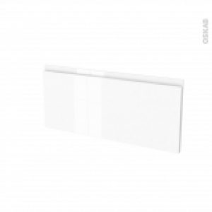 Facades De Cuisine Face Tiroir N11 Ipoma Blanc Brillant L80 X H35 Cm