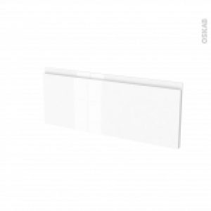 Facades De Cuisine Face Tiroir N38 Ipoma Blanc Brillant L80 X H31 Cm