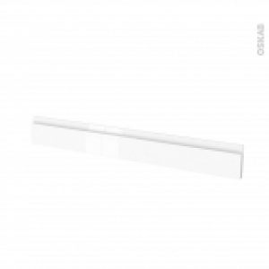 Facades De Cuisine Face Tiroir N43 Ipoma Blanc Brillant L100 X H13 Cm