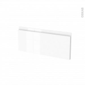 Facades De Cuisine Face Tiroir N5 Ipoma Blanc Brillant L60 X H25 Cm