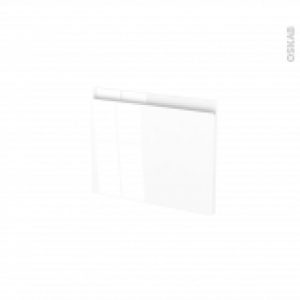 Facades De Cuisine Face Tiroir N6 Ipoma Blanc Brillant L40 X H31 Cm