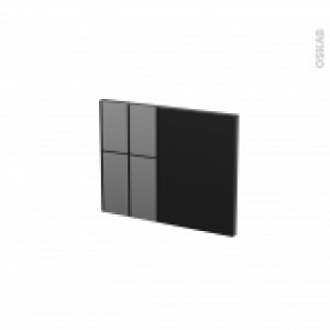 Facades De Cuisine Face Tiroir N6 Keria Noir L40 X H31 Cm
