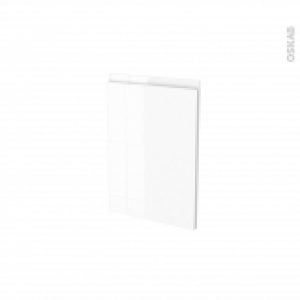 Facades De Cuisine Porte N14 Ipoma Blanc Brillant L40 X H57 Cm