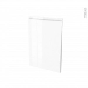 Facades De Cuisine Porte N20 Ipoma Blanc Brillant L50 X H70 Cm