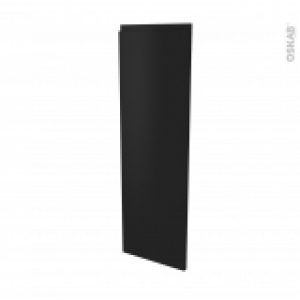Facades De Cuisine Porte N26 Ipoma Noir Mat L40 X H125 Cm