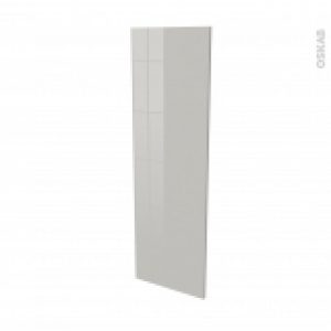 Facades De Cuisine Porte N26 Ivia Gris L40 X H125 Cm