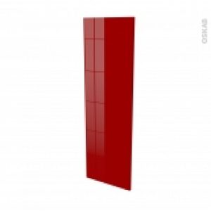 Facades De Cuisine Porte N26 Ivia Rouge L40 X H125 Cm