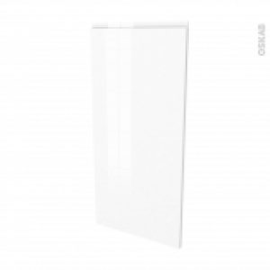 Facades De Cuisine Porte N27 Ipoma Blanc Brillant L60 X H125 Cm