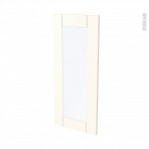 Facades De Cuisine Porte N84 Vitre Filipen Ivoire L40 X H92 Cm