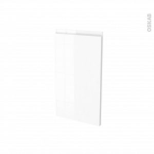 Facades De Cuisine Porte N85 Angle Ipoma Blanc Brillant L40 X H70 Cm