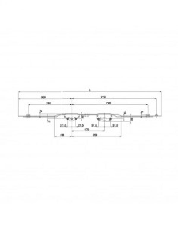 FERCO Crémone barillet F15 série G-15386-10-0-1 coulissant