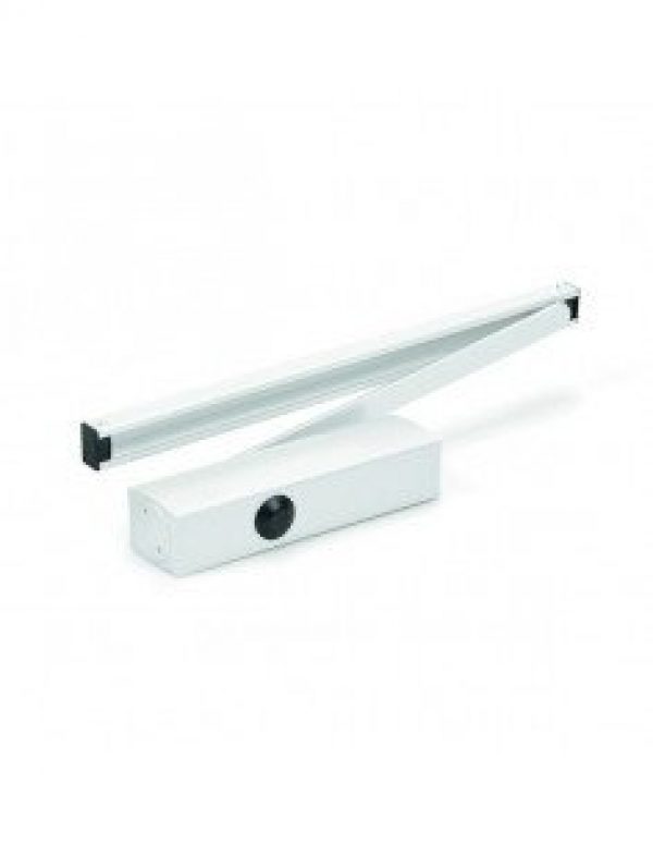 Ferme-porte GEZE série TS WOOD fourni avec bras finition blanc 131188