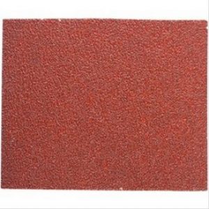 Feuille rectangulaire abrasive 114x140mm grain 80 vendu par 10