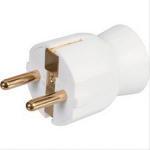 Fiche Germanique 2P+T sortie droite Blanc Legrand