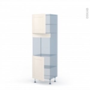 Filipen Ivoire Kit Renovation 18 Colonne Four N1621 2 Portes L60Xh195Xp60