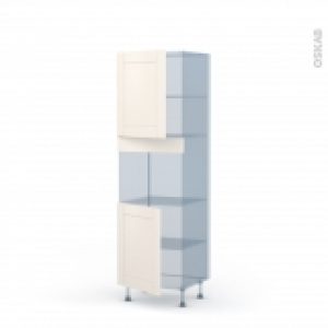 Filipen Ivoire Kit Renovation 18 Colonne Four Niche 45 N2121 2 Portes L60Xh195Xp60