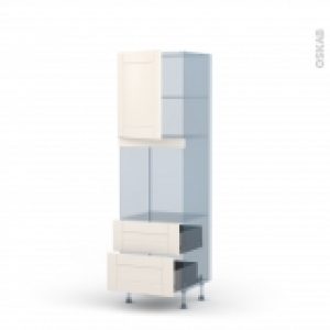 Filipen Ivoire Kit Renovation 18 Colonne Four Niche 60 N2158 1 Porte 2 Casseroliers L60Xh195Xp60