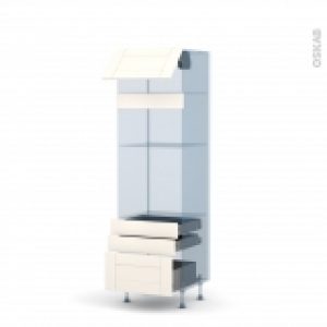 Filipen Ivoire Kit Renovation 18 Colonne Fourmo 3638 N1059 1 Abattant 3 Tiroirs L60Xh195Xp60