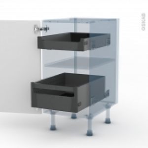 Filipen Ivoire Kit Renovation 18 Meuble Bas 2 Tiroirs A L Anglaise L40Xh70Xp60