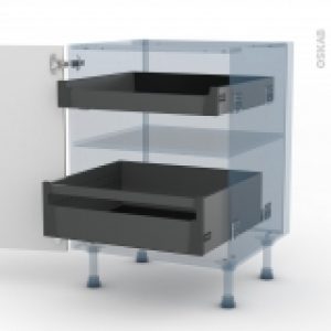 Filipen Ivoire Kit Renovation 18 Meuble Bas 2 Tiroirs A L Anglaise L60Xh70Xp60