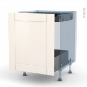 Filipen Ivoire Kit Renovation 18 Meuble Bas Coulissant 1 Porte 1 Tiroir Anglaise L60Xh70Xp60