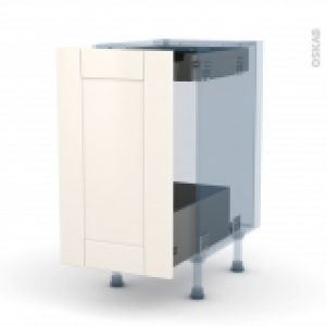 Filipen Ivoire Kit Renovation 18 Meuble Bas Coulissant 1 Porte 1 Tiroir Anglaise L40Xh70Xp60