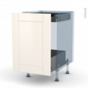 Filipen Ivoire Kit Renovation 18 Meuble Bas Coulissant 1 Porte 1 Tiroir Anglaise L50Xh70Xp60