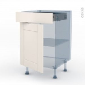 Filipen Ivoire Kit Renovation 18 Meuble Bas Cuisine 1 Porte 1 Tiroir L50Xh70Xp60