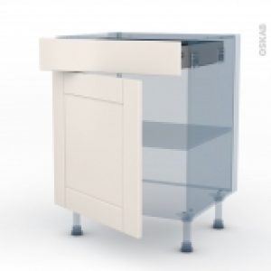 Filipen Ivoire Kit Renovation 18 Meuble Bas Cuisine 1 Porte 1 Tiroir L60Xh70Xp60