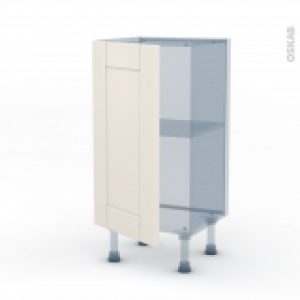 Filipen Ivoire Kit Renovation 18 Meuble Bas Prof37 1 Porte L40Xh70Xp375