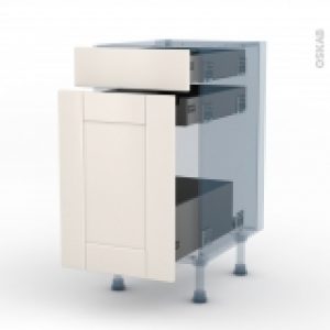 Filipen Ivoire Kit Renovation 18 Meuble Range Epice 3 Tiroirs L40Xh70Xp60