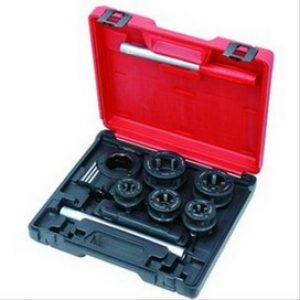 Filière manuelle a tete interchangeable Ø 3/8 à 1 »1/4