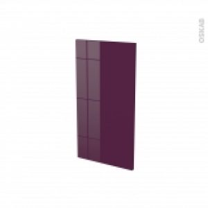 Finition Cuisine Joue N30 Keria Aubergine Avec Sachet De Fixation A Redecouper L37 X H41 X Ep16 Cm