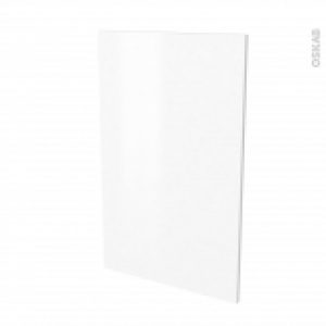Finition Cuisine Joue N31 Ipoma Blanc Mat Avec Sachet De Fixation L584 X H92 X Ep16 Cm