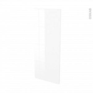 Finition Cuisine Joue N32 Bora Blanc Avec Sachet De Fixation L37 X H92 X Ep16 Cm