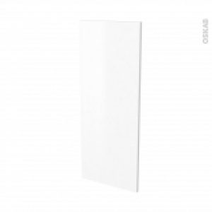 Finition Cuisine Joue N32 Ipoma Blanc Mat Avec Sachet De Fixation L374 X H92 X Ep16 Cm