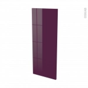 Finition Cuisine Joue N32 Keria Aubergine Avec Sachet De Fixation L37 X H92 X Ep16 Cm