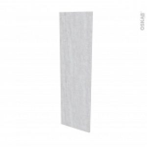 Finition Cuisine Joue N34 Hoda Beton Avec Sachet De Fixation L37 X H125 X Ep16 Cm