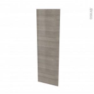 Finition Cuisine Joue N88 Stilo Noyer Naturel Avec Sachet De Fixation 2 Parties L58 X H195 X Ep 16 Cm