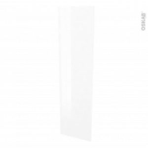 Finition Cuisine Joue N89 Ipoma Blanc Brillant Avec Sachet De Fixation L58 X H217 X Ep 16 Cm