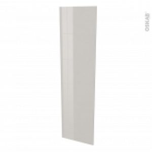 Finition Cuisine Joue N89 Ivia Gris Avec Sachet De Fixation L58 X H217 X Ep 16 Cm