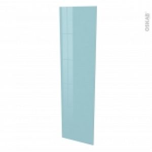 Finition Cuisine Joue N89 Keria Bleu Avec Sachet De Fixation L58 X H217 X Ep 16 Cm