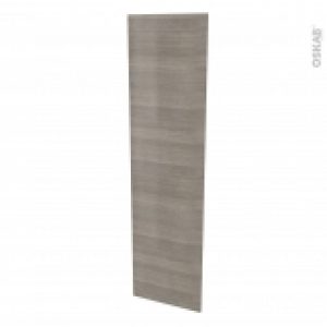 Finition Cuisine Joue N89 Stilo Noyer Naturel Avec Sachet De Fixation 2 Parties L58 X H217 X Ep 16 Cm