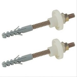 Fixation sanitaire acier, Cheville 12×60, goujon 10×100, perçage Ø12 vendu par 2 – Bol-fixations