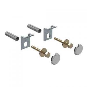 Fixation WC Geberit  Kit montage Kerafix pour Urinoir  Chromé